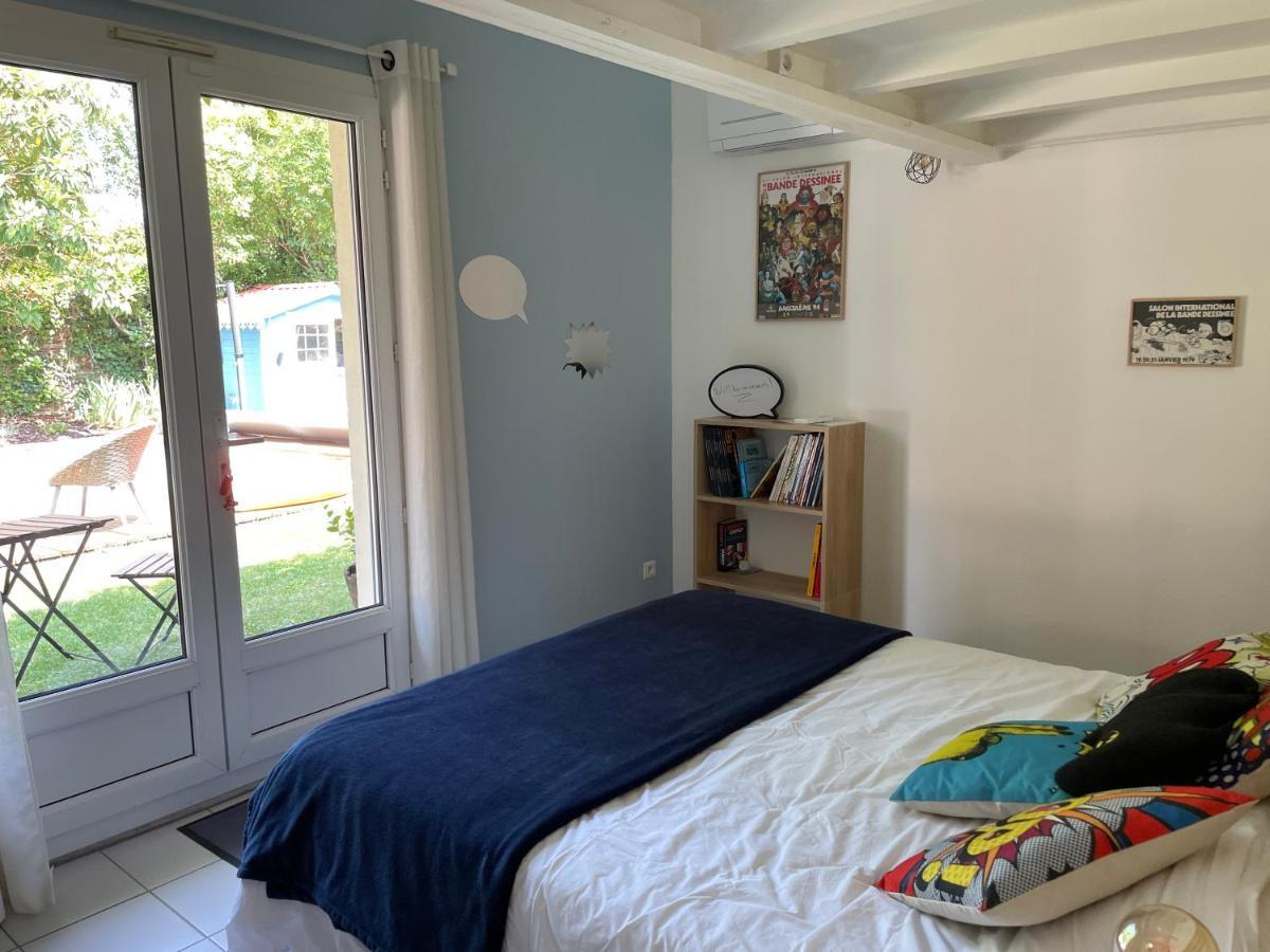 Merig'Home Chambre Bd Climatisee Dans Maison Avec Piscine Au Calme En Ville, Sdb & Toilettes Prives Angoulême Esterno foto